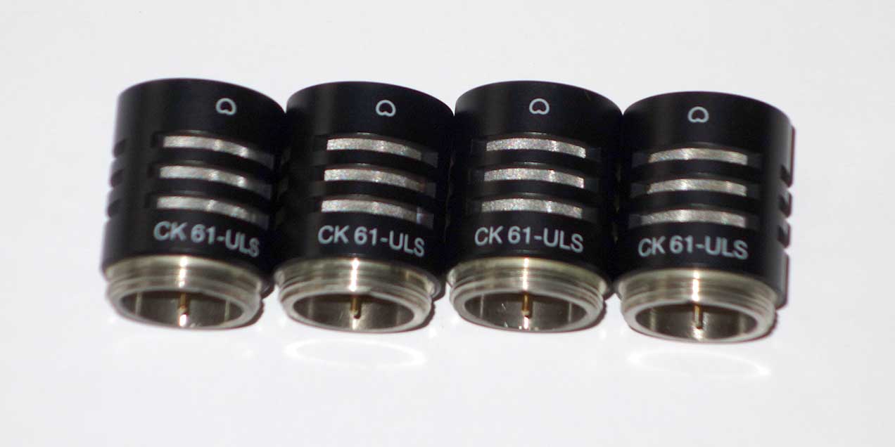 Vintage AKG CK61 Cardioid Capsules for C460 & C480B Condensor Mics