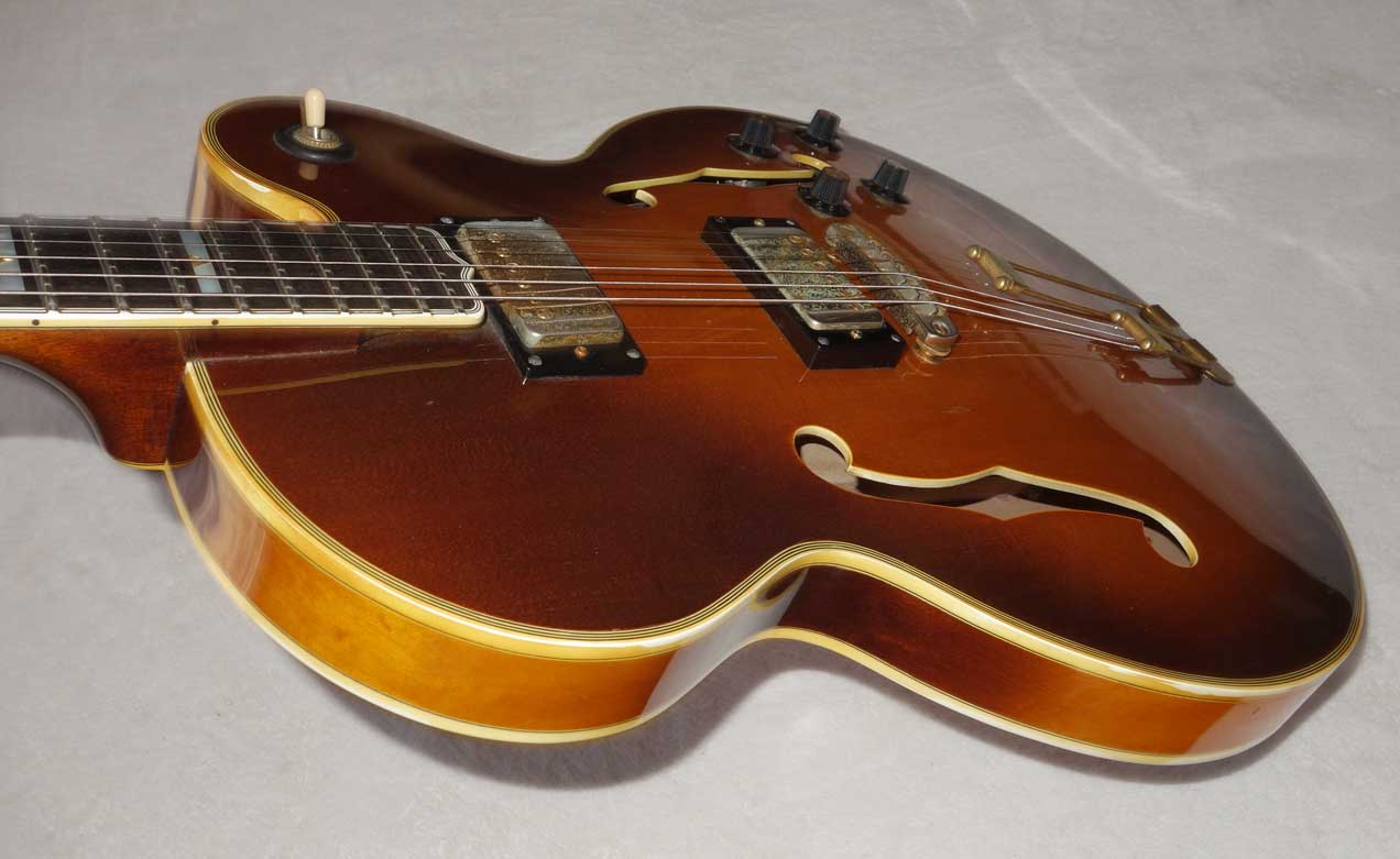 Vintage 1980 BRADLEY / Epiphone Emperor T Thinline, Semi-Hollow Body Guitar w/Case, MIJ Matsumoku, All Original