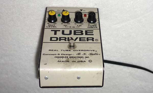 Chandler  TUBE DRIVER Concept and Design By B. K. Butler Original Real Tube Overdrive w/ Mesa 12AX7 Tube