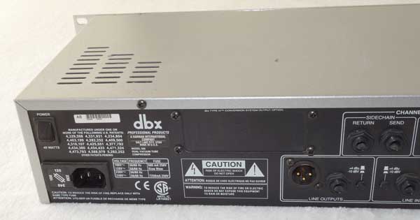 DBX 566 Dual-Channel Tube Compressor