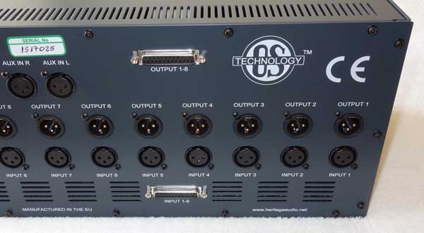 Heritage Audio MCM-8, Music Compact 10-Channel Mixer w/8-Slots OST 500-Series Modules