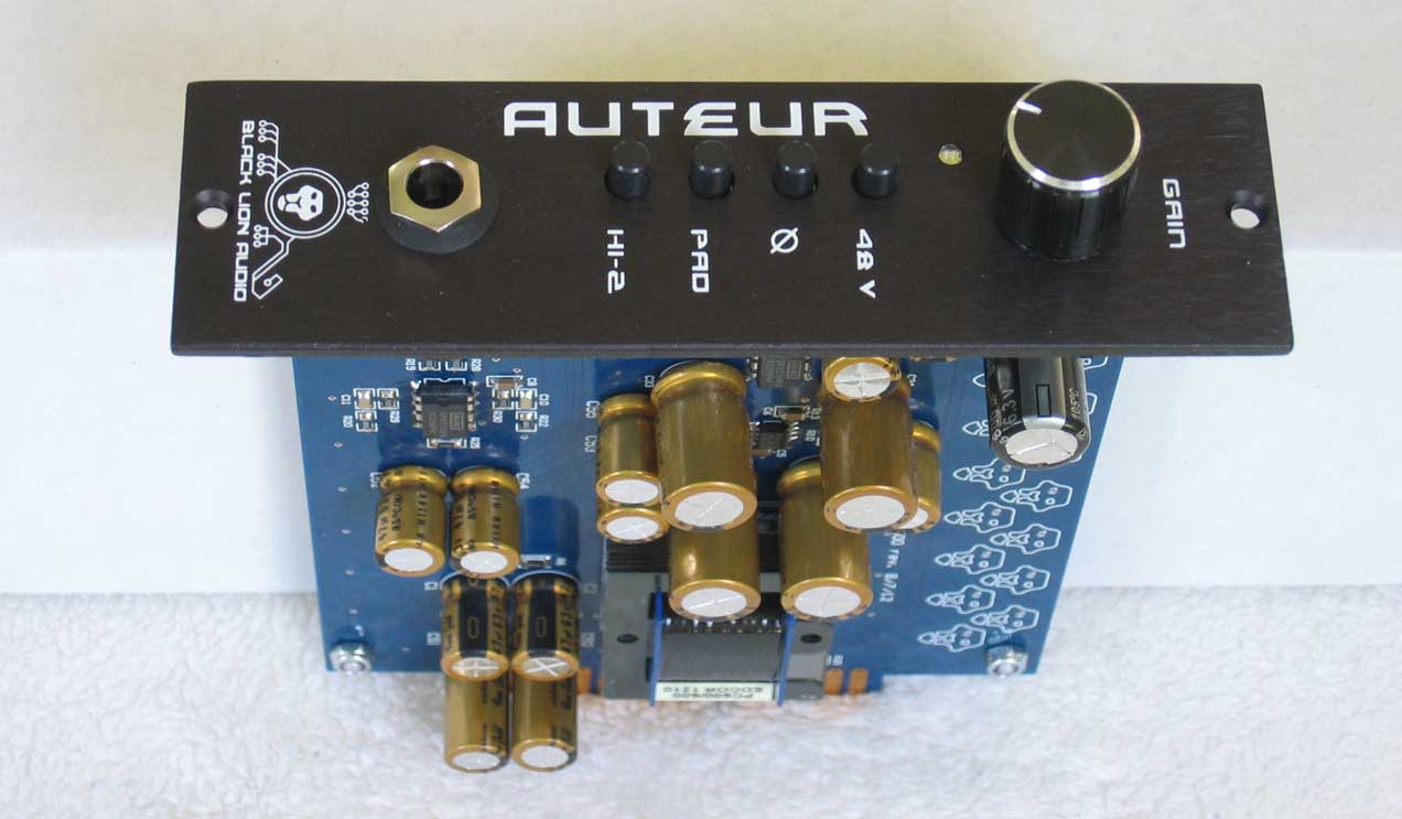 New Black Lion Audio Auteur TransformerBalanced Mic Preamp for API 500