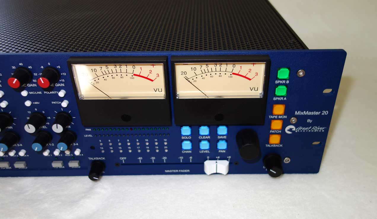 GREAT RIVER MixMaster 20 Summing Mixer w/4 Great River Preamps