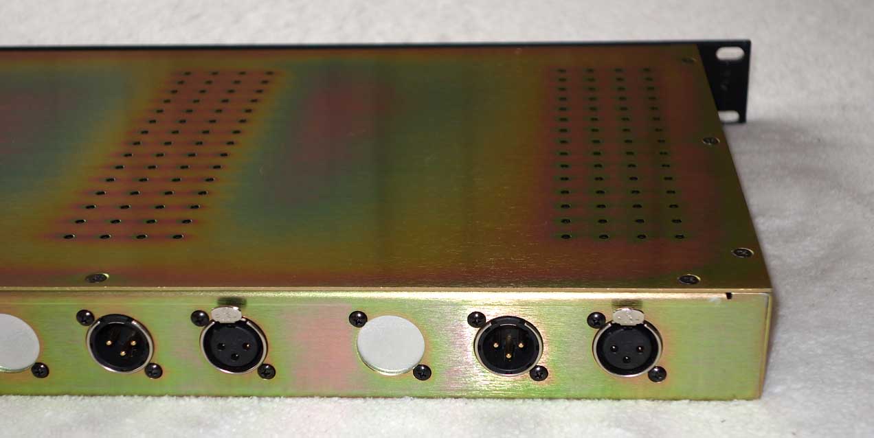 Stereo Langevin AM16 Console Mic Preamps, Racked by Ian Gardiner of Boutique Audio / Inward Connections / Tree Audio