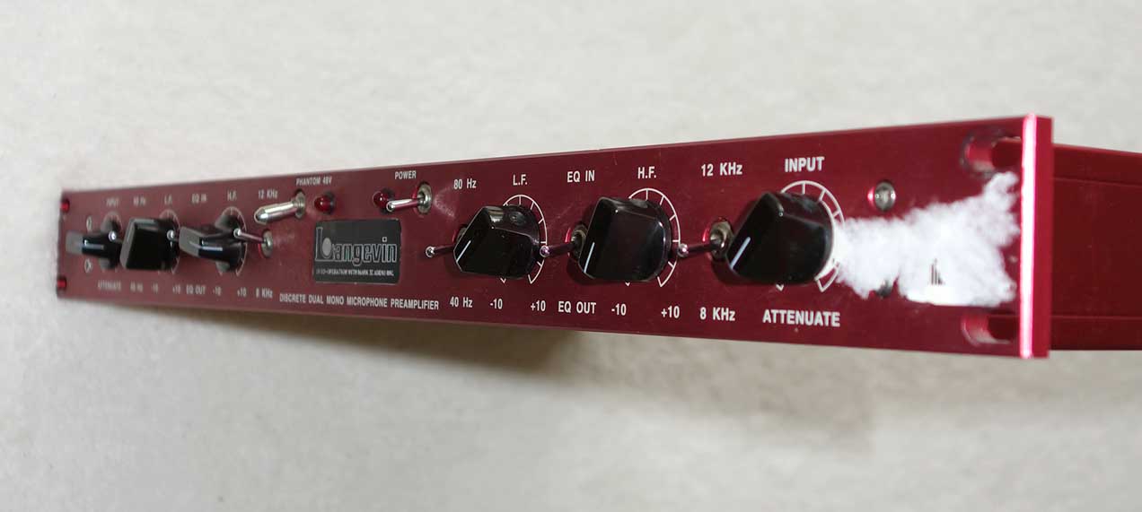 Langevin / Mk IV Audio Group Dual Mono Mic Pre w/EQ Discrete Mic Preampw/ Sowter Input Transformers