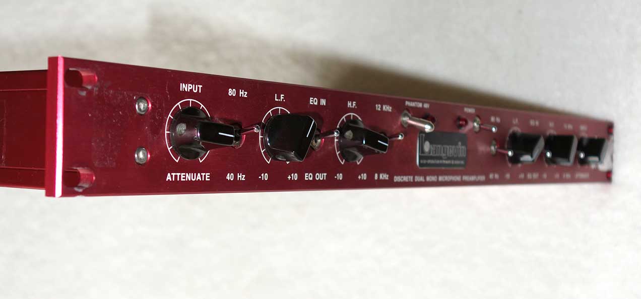 Langevin / Mk IV Audio Group Dual Mono Mic Pre w/EQ Discrete Mic Preampw/ Sowter Input Transformers