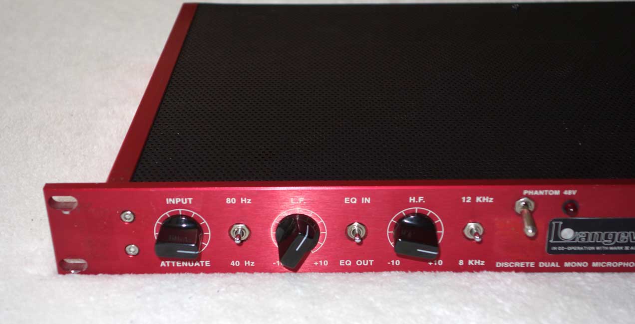 Langevin / Mk IV Audio Group Dual Mono Mic Pre w/EQ Discrete Mic Preampw/ Sowter Input Transformers