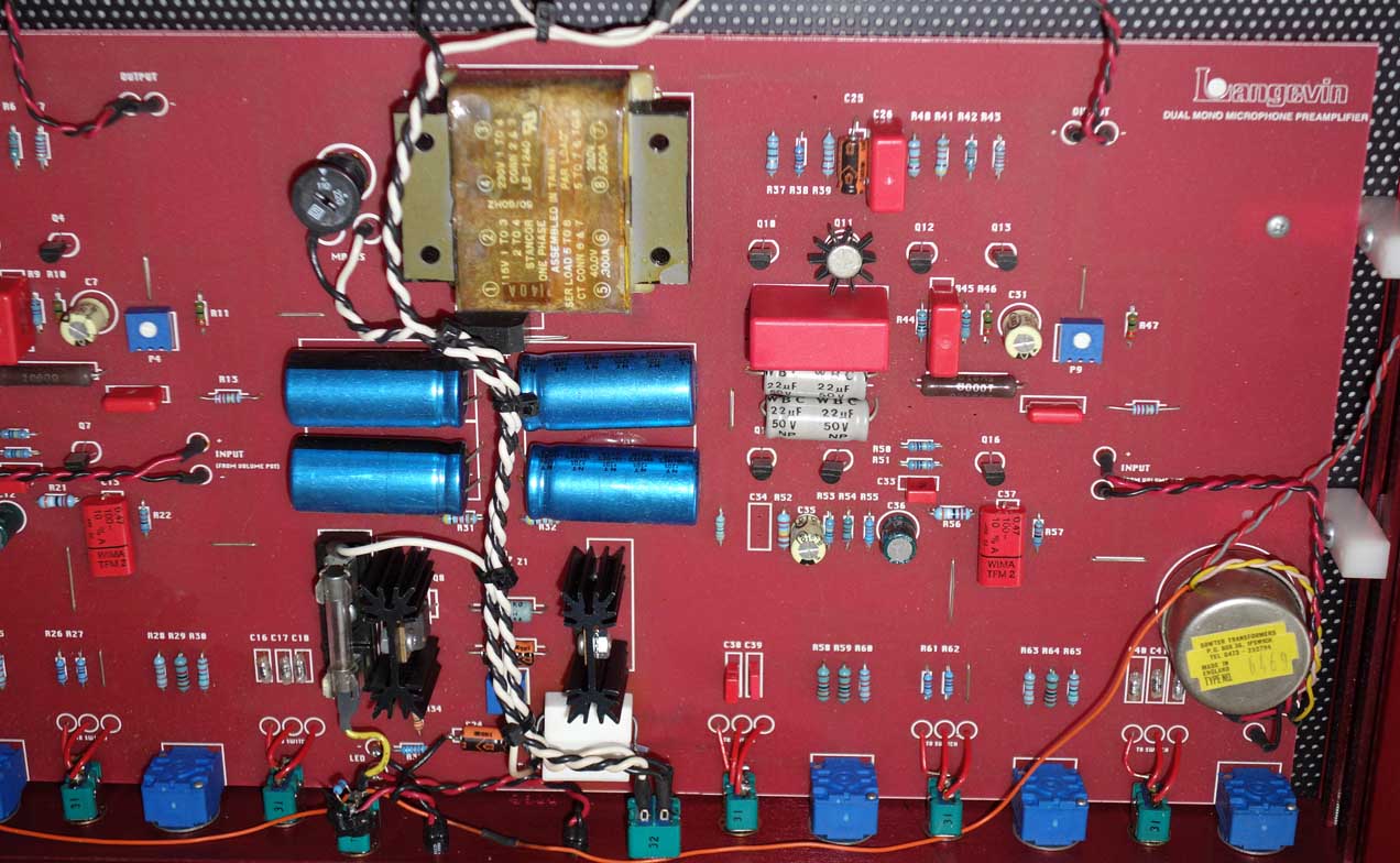 Langevin / Mk IV Audio Group Dual Mono Mic Pre w/EQ Discrete Mic Preampw/ Sowter Input Transformers