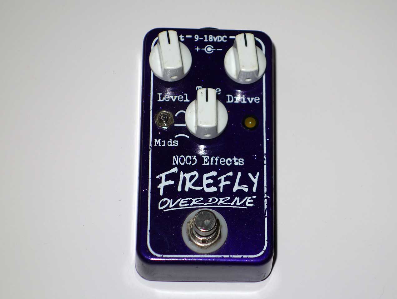 NOC3 Effects FireFly Serial #001 OD Overdrive Distortion Pedal for Electric Guitars Signed by Colquitt